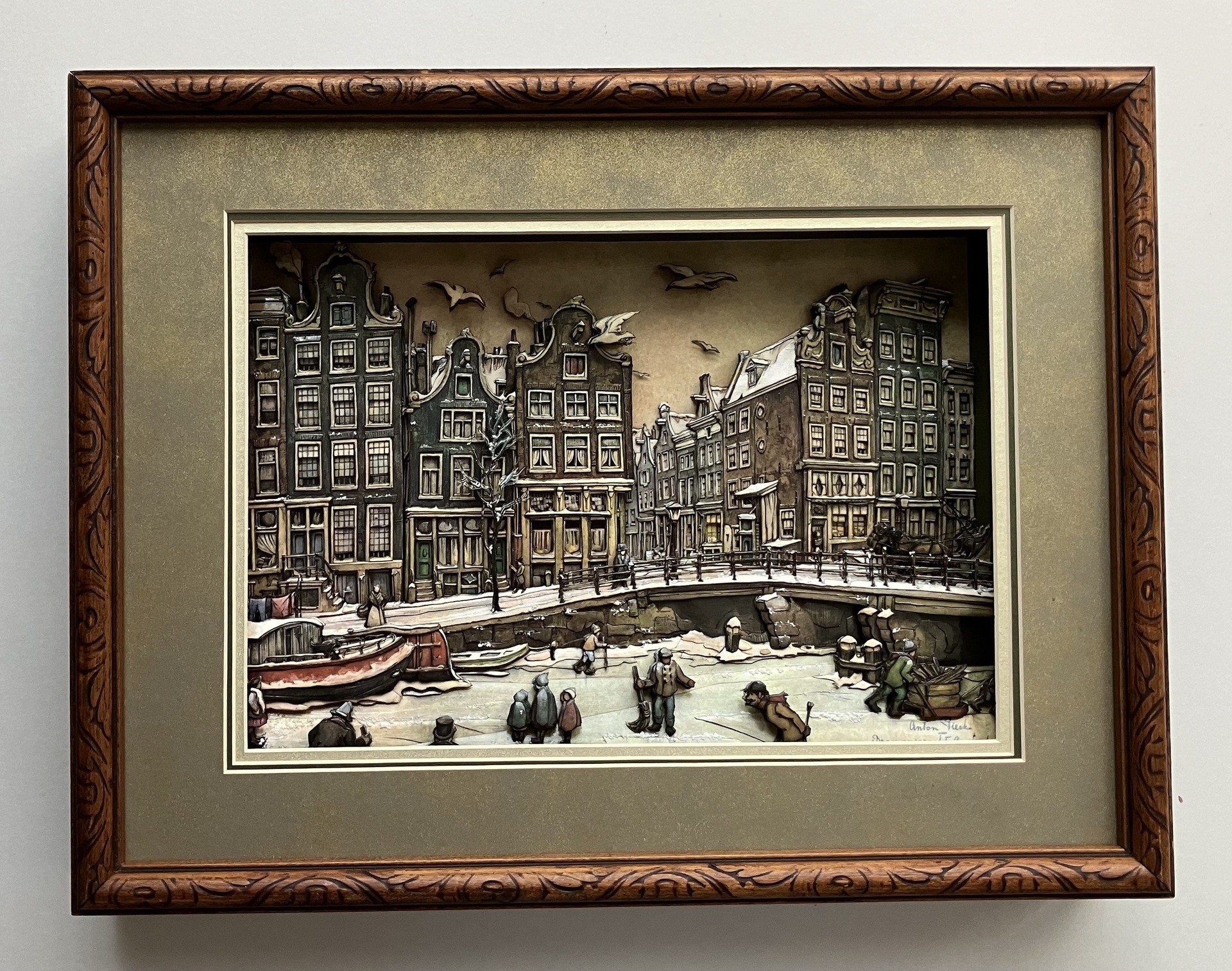 【本物新品保証】 シャドーボックス 冬の風景 （毎日の暮らしとシャドーボックス その他